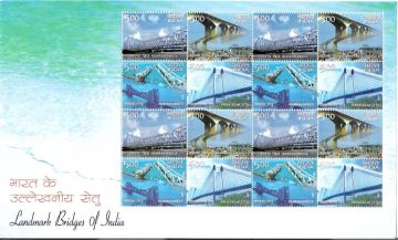 Landmark Bridges Blocks of 4 (Sheetlets)