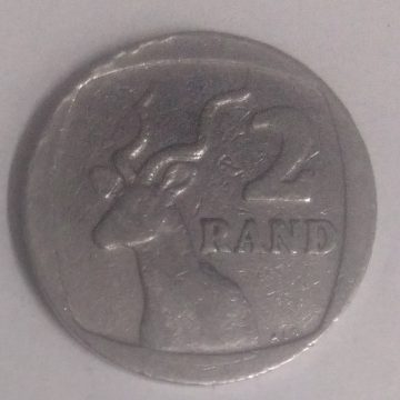 SOUTH AFRICA 2 RAND 1991(used)
