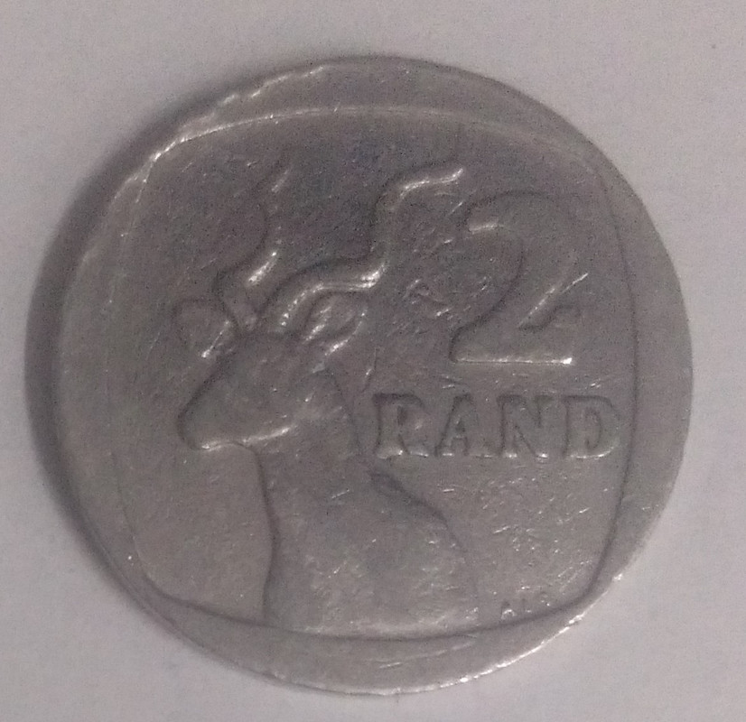 SOUTH AFRICA 2 RAND 1991(used)
