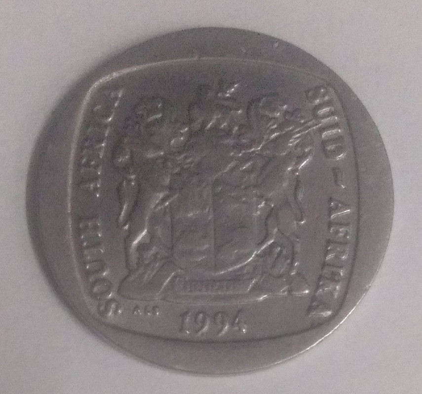 SOUTH AFRICA 5 RAND 1994(used) - Image 2