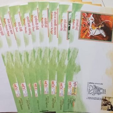 Sherores Of Indian Freedom Struggle From Uttar Pradesh ,Lacknow (Set Of 9) (Special Cover)