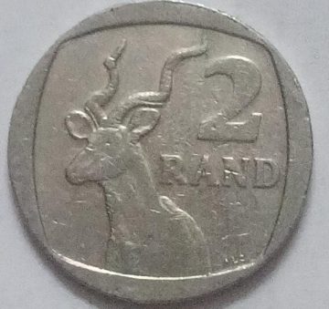 SOUTH AFRICA 2 RAND 1998 (used)
