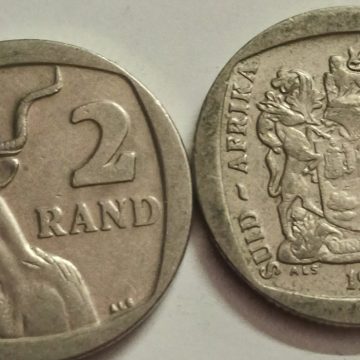 SOUTH AFRICA 2 RAND 1990(used)