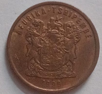 SOUTH AFRICA 2 CENT Coin 1999 (used) | Indian Postage Stamps | Indian Coins | Old Indian Currency | Rare Indian Coins | Numismatic Collection India - Image 2