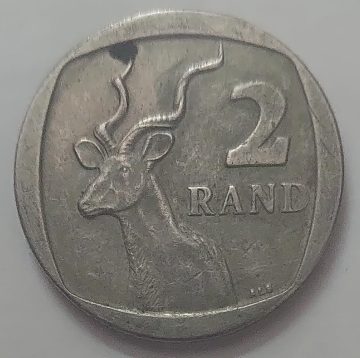 SOUTH AFRICA 2 RAND 2008 Coin (used)