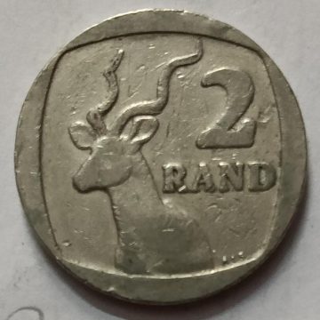SOUTH AFRICA 2 RAND 1989 Coin (used)