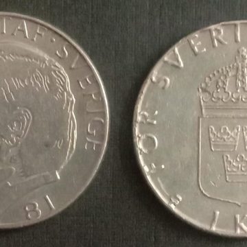 SWEDEN 1 KRONA 1981 Coin(used)
