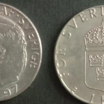 SWEDEN 1 KRONA 1997 Coin(used)