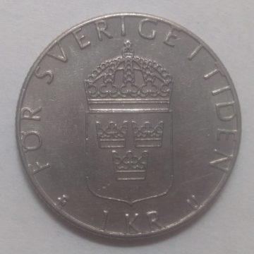 SWEDEN 1 KRONA 1977(used)