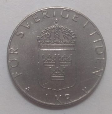 SWEDEN 1 KRONA 1977(used)