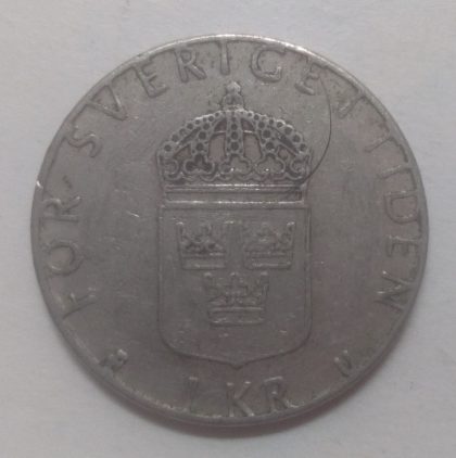 SWEDEN 1 KRONA 1978(used) | Indian Postage Stamps | Indian Coins | Old Indian Currency | Rare Indian Coins | Numismatic Collection India