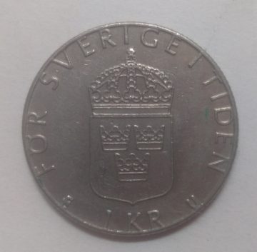 SWEDEN 1 KRONA 1980(used)
