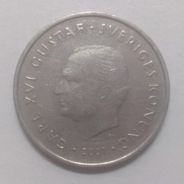 SWEDEN 1 KRONA 2001(used)