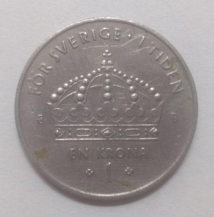 SWEDEN 1 KRONA 2001(used) | Indian Postage Stamps | Indian Coins | Old Indian Currency | Rare Indian Coins | Numismatic Collection India - Image 2