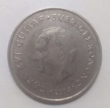 SWEDEN 1 KRONA 2004(used)