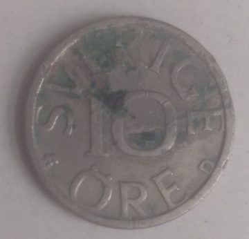 SWEDEN 10 ORE 1988(used)