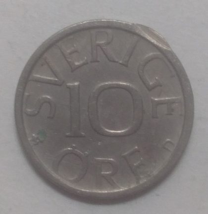 SWEDEN 10 ORE 1989(used) | Indian Postage Stamps | Indian Coins | Old Indian Currency | Rare Indian Coins | Numismatic Collection India