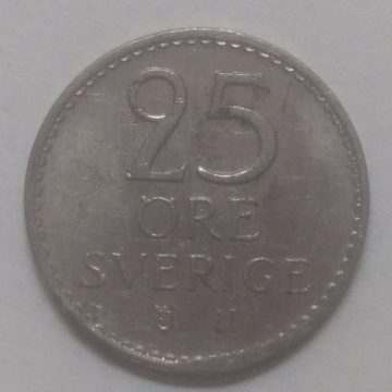 SWEDEN 25 ORE 1973(used)