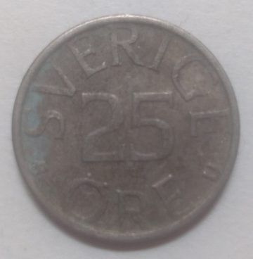 SWEDEN 25 ORE 1978(used)