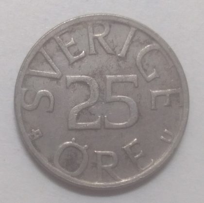 SWEDEN 25 ORE 1979(used) | Indian Postage Stamps | Indian Coins | Old Indian Currency | Rare Indian Coins | Numismatic Collection India