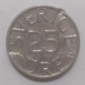 SWEDEN 25 ORE 1983(used)
