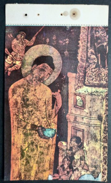 Ajanta Mother And child before the Budha Maxi Cards