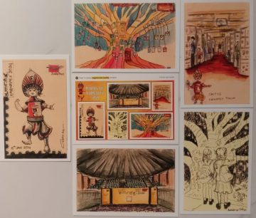 Moods OF Karnapex 2024( Set of 6 Post Cards )Maxi Cards