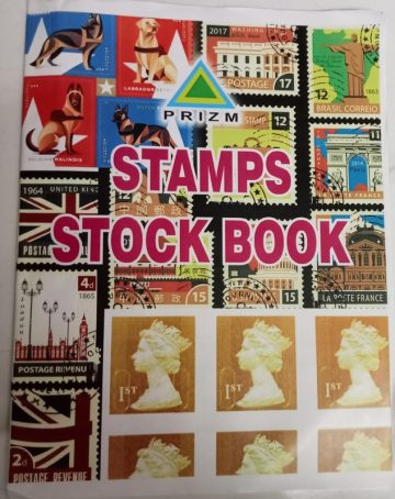 Stamp Album 3 Back to Back pages/ 5 Lines