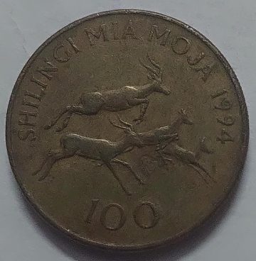TANZANIA 100 Shilingi Coin 1994 (used)