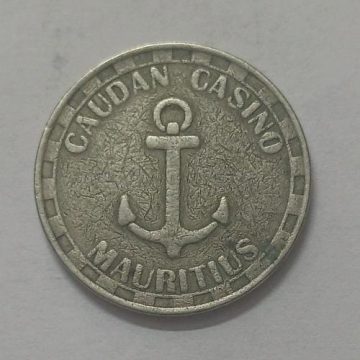 TOKEN -5 RUPEES CAUDEN CASINO (USED)