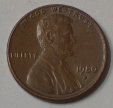 U.S.A. 1-CENT 1980 (used)