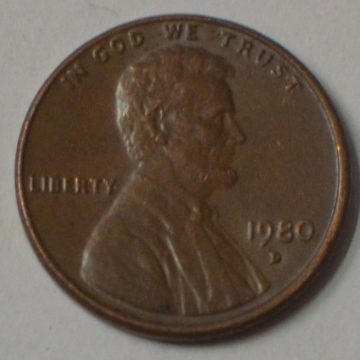 U.S.A. 1-CENT 1980 (used)