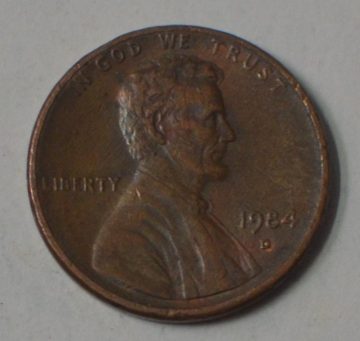 U.S.A. 1-CENT 1984 (used)