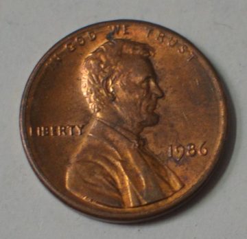 U.S.A. 1-CENT 1986 (used)