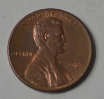 U.S.A. 1-CENT 1987 (used)