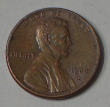 U.S.A. 1-CENT 1988 (used)