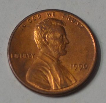 U.S.A. 1-CENT 1990 (used)