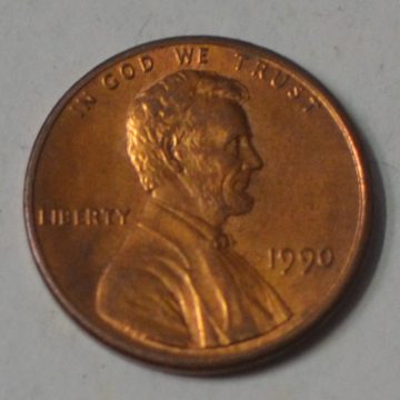 U.S.A. 1-CENT 1990 (used)