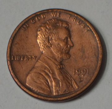U.S.A. 1-CENT 1991 (used)