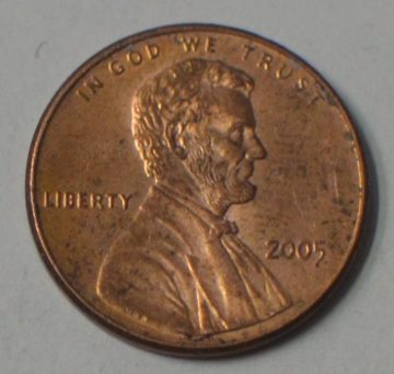 U.S.A. 1-CENT 2005 (used)