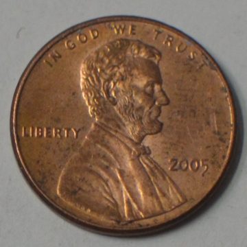 U.S.A. 1-CENT 2005 (used)