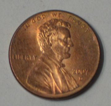 U.S.A. 1-CENT 2007 (used)