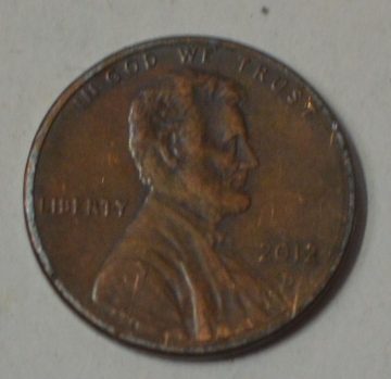 U.S.A. 1-CENT 2012 (used)