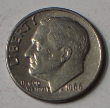 U.S.A. 1-DIME 1966 (Used)