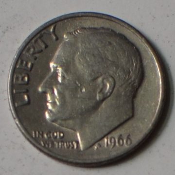 U.S.A. 1-DIME 1966 (Used)