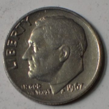 U.S.A. 1-DIME 1967 (Used)