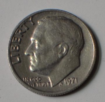U.S.A. 1-DIME 1971 (Used)