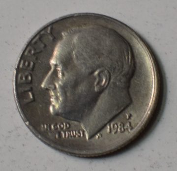 U.S.A. 1-DIME 1984 (Used)
