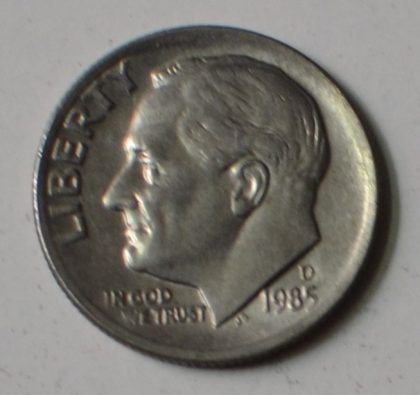 U.S.A. 1-DIME 1985 (Used) | Indian Postage Stamps | Indian Coins | Old Indian Currency | Rare Indian Coins | Numismatic Collection India