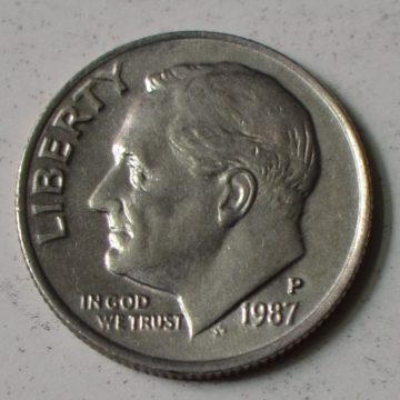 U.S.A. 1-DIME 1987 (Used)